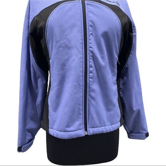 𝅺free Country Purple And Black Softshell Jacket Sz S - Picture 4 of 16